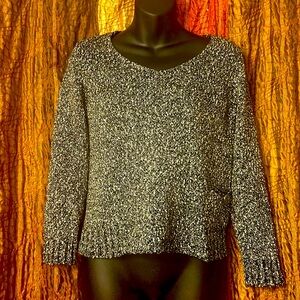 Eileen Fisher 100% cotton v neck sweater